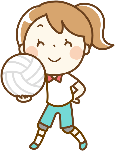 Volleyball Girl Remix clipart