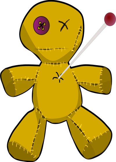 Voodoo doll clipart
