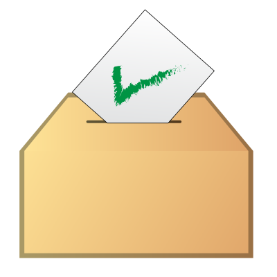 Vote yes icon clipart
