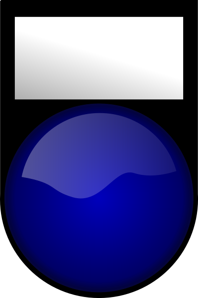 Voyant Blue Eteint - Blue Light OFF clipart