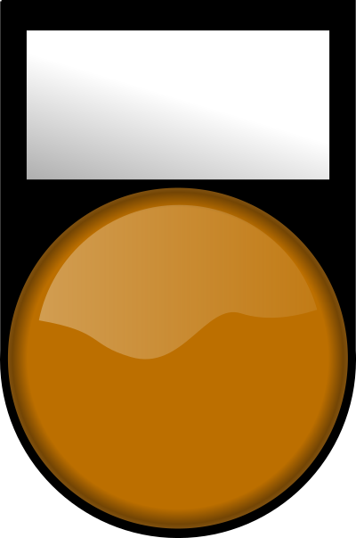 Voyant Orange Eteint - Orange Light OFF clipart