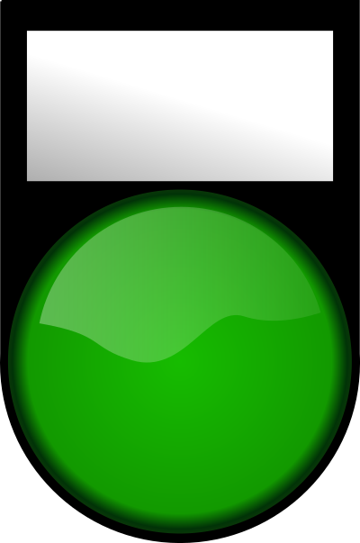 Voyant Vert Eteint - Green Light OFF clipart