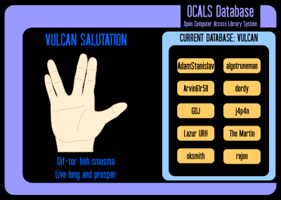 Vulcan Salutation clipart