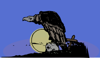 Vulture - Colour clipart