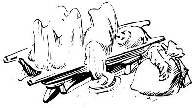 W Busch Der Haarbeutel 3B clipart