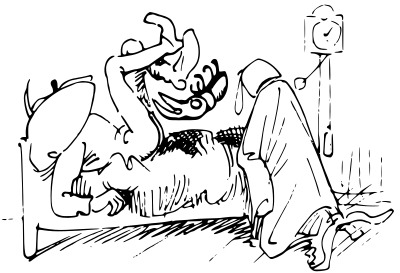 W Busch Der Haarbeutel 88 clipart