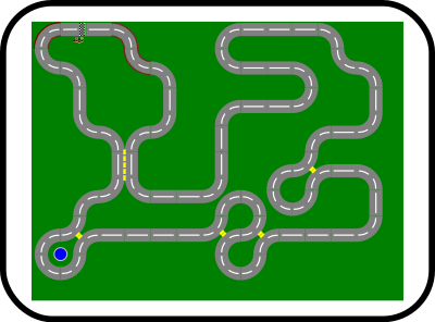 Wacky Racer Track Design clipart
