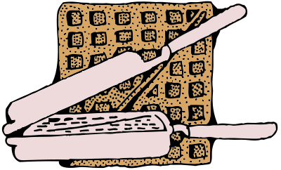 Waffle Iron - Colour clipart