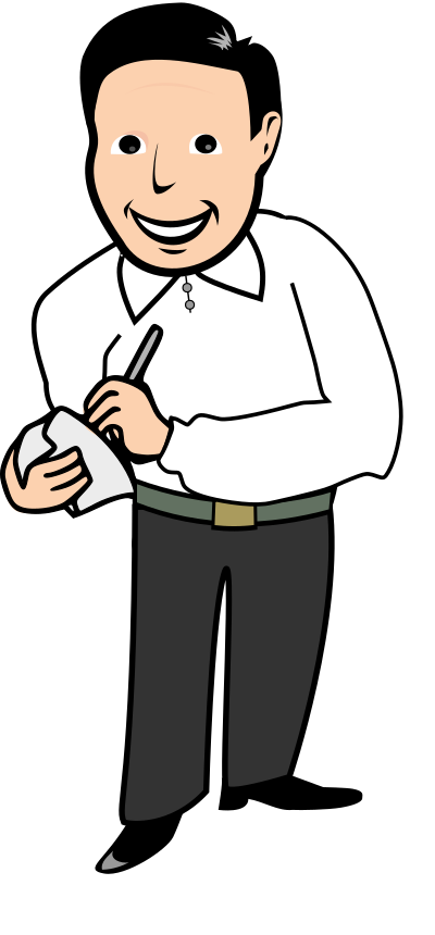 Waiter clipart