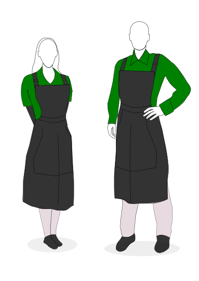 Waiting staff clipart