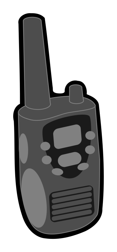 Walkie talkie clipart