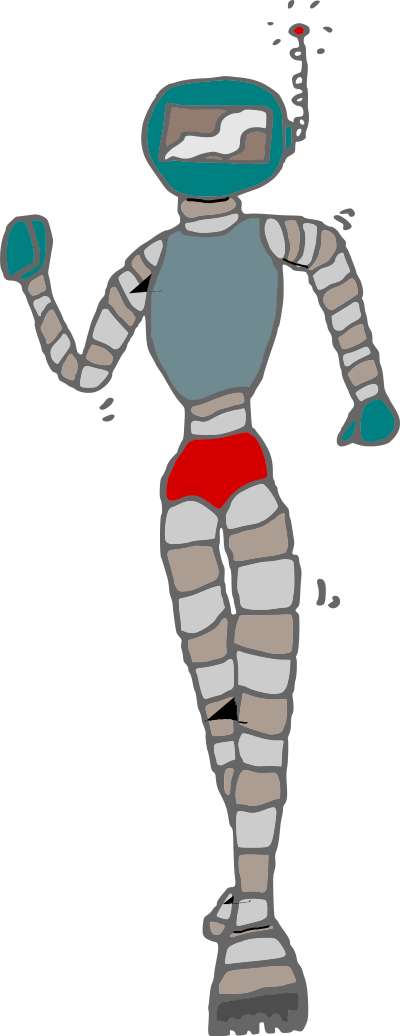 Walking Robot clipart