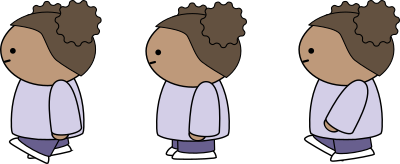 Walking - side view clipart