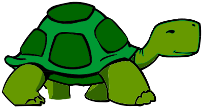 Walking turtle or tortoise #2 clipart