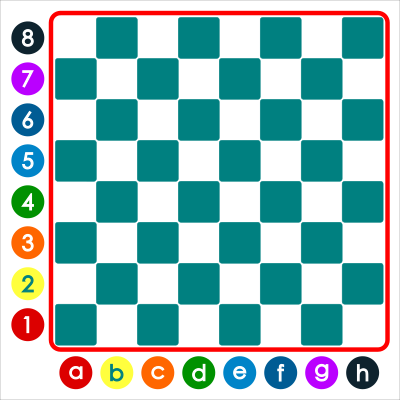 Wall Chessboard - Tablero Mural de Ajedrez clipart