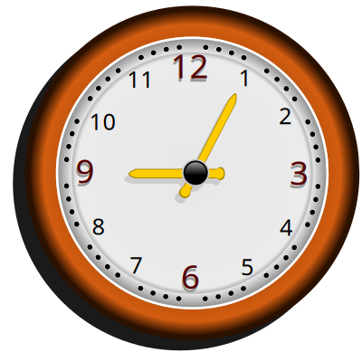 Wall clock clipart