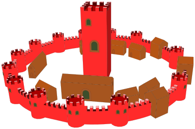 Walled Town clipart