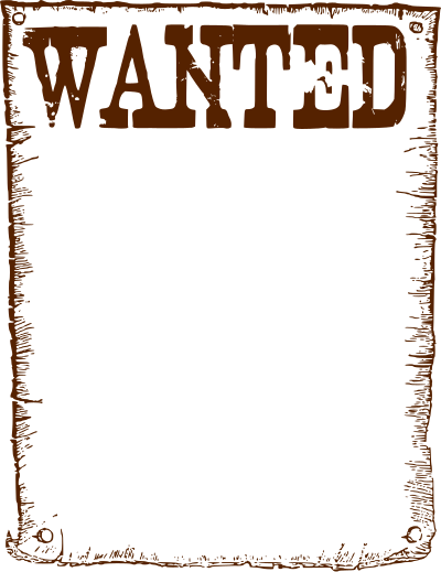 Wanted clipart