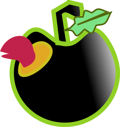 Warm and Black Apple clipart