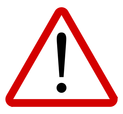 Warning clipart