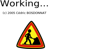 Warning... cedric bosdon clipart