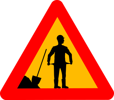 Warning crisis clipart