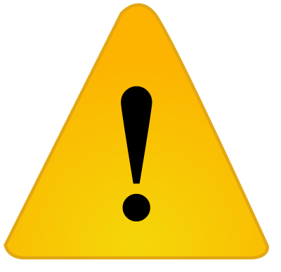 Warning Notification clipart