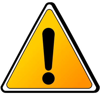 Warning Sign clipart