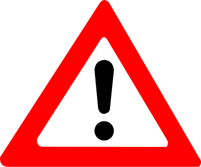 Warning Sign clipart