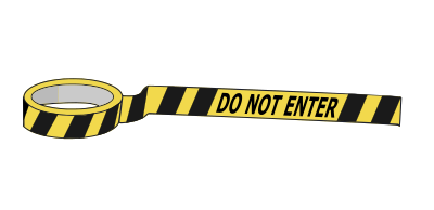 Warning Tape clipart