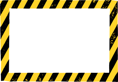 Warning Tape Frame clipart
