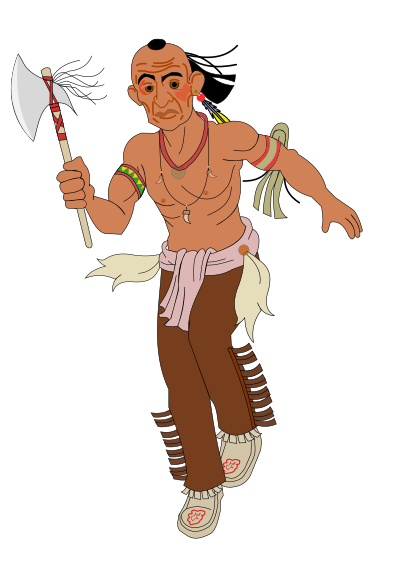 Warpath indian clipart
