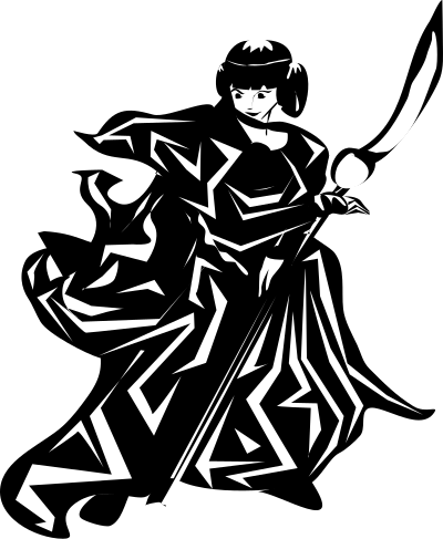 Warrior (Female) clipart