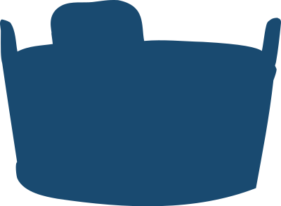 Wash tub clipart