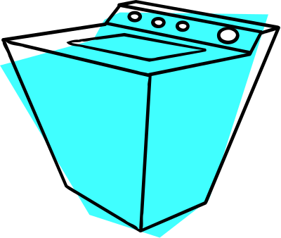 Washing machine clipart