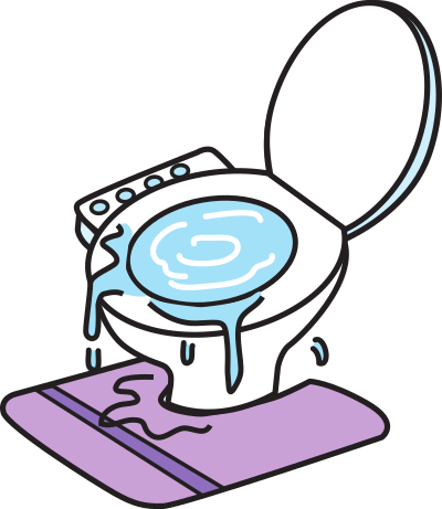 Washlet Overflow Cartoon clipart