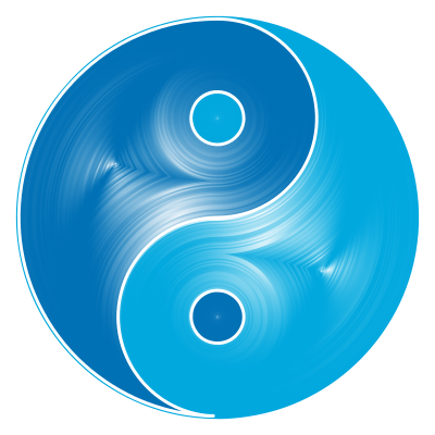 Water And Air Yin Yang clipart