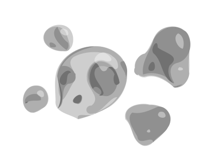 Water blobs clipart