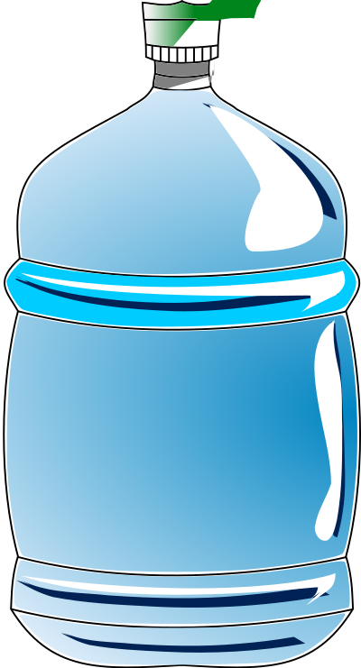 Water bottle clipart