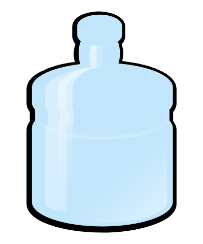 Water bottle clipart