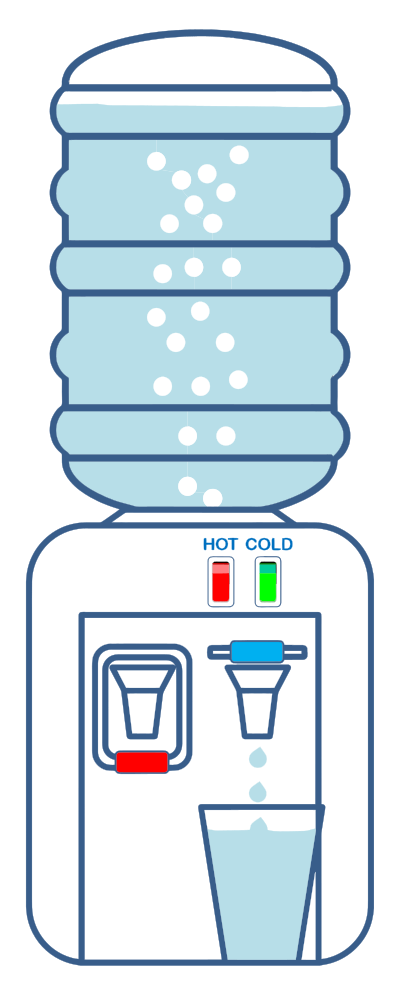 Water Cooler Illustration clipart