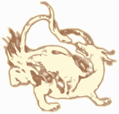 Water Dragon Chimera clipart