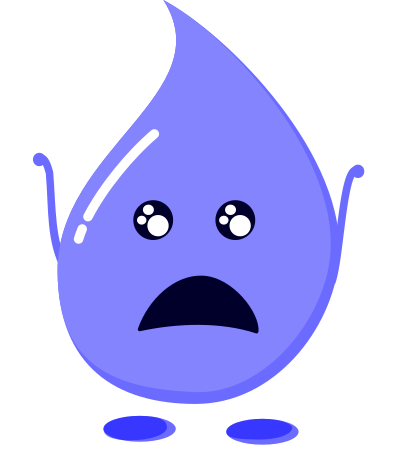 Water Drop Shocked clipart