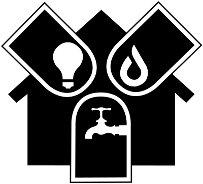 Water gas electric clipart