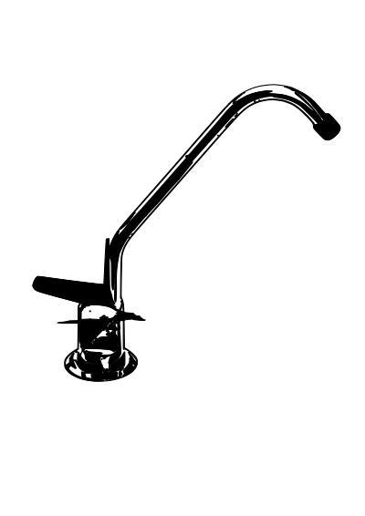 Water tap (monochrome) clipart