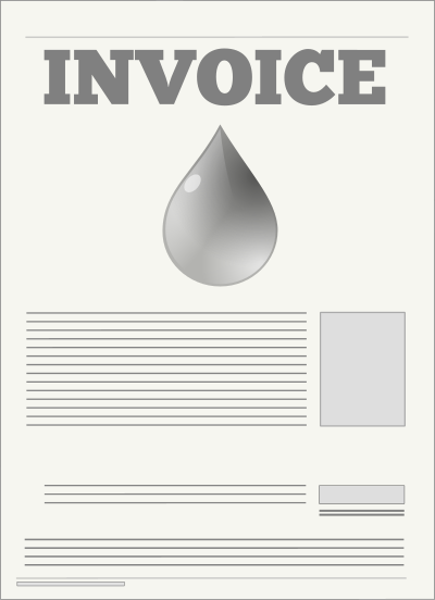 Water Utility Bill clipart