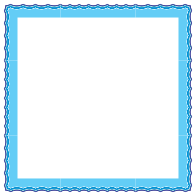 Water Waves Frame 2 clipart