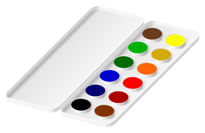 Watercolors clipart