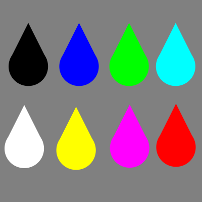 Waterdrops clipart