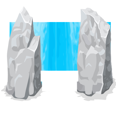 Waterfall-remix clipart